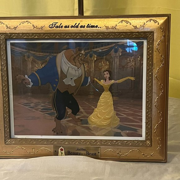 Disney Beauty and the Beast Lithographs Frames Belle and the Beast Dancing - Picture 2 of 8